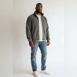 Columbia Charcoal Fleece Jacket